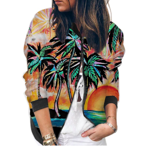 Custom Women's Zip Up Jacket