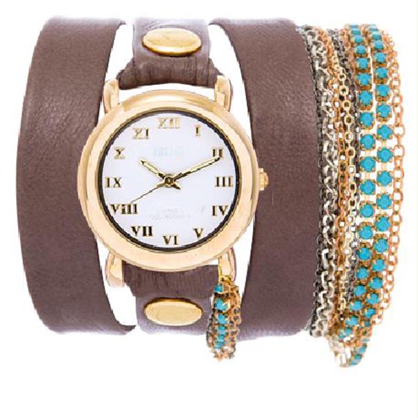 Leather Wrap Bracelet Watch Leather Wrap Bracelet Watch