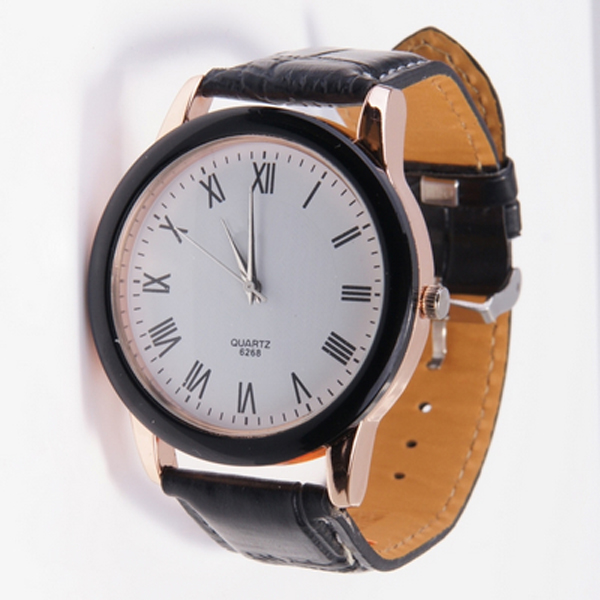 Men's Leather Wrist Watch Men's Leather Wrist Watch