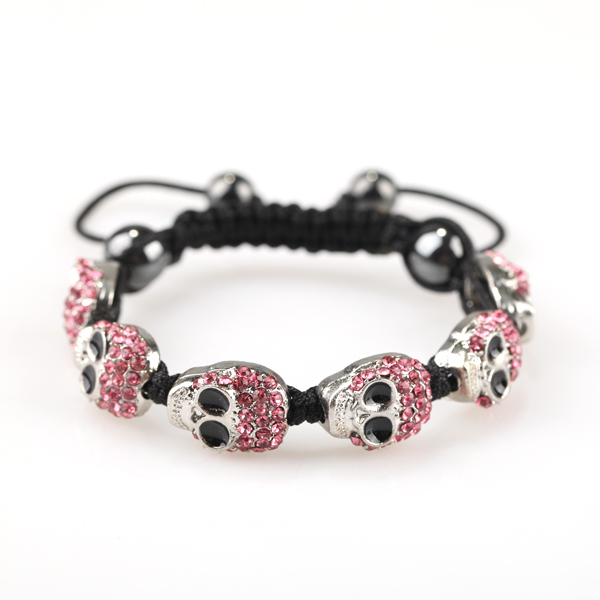Wholesale Skull Shamballa Bracelets Wholesale Skull Shamballa Bracelets