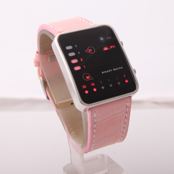 Leather Led Watches For Men And Women Leather Led Watches For Men And Women