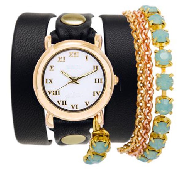Leather Wrap Bracelet Watch Leather Wrap Bracelet Watch